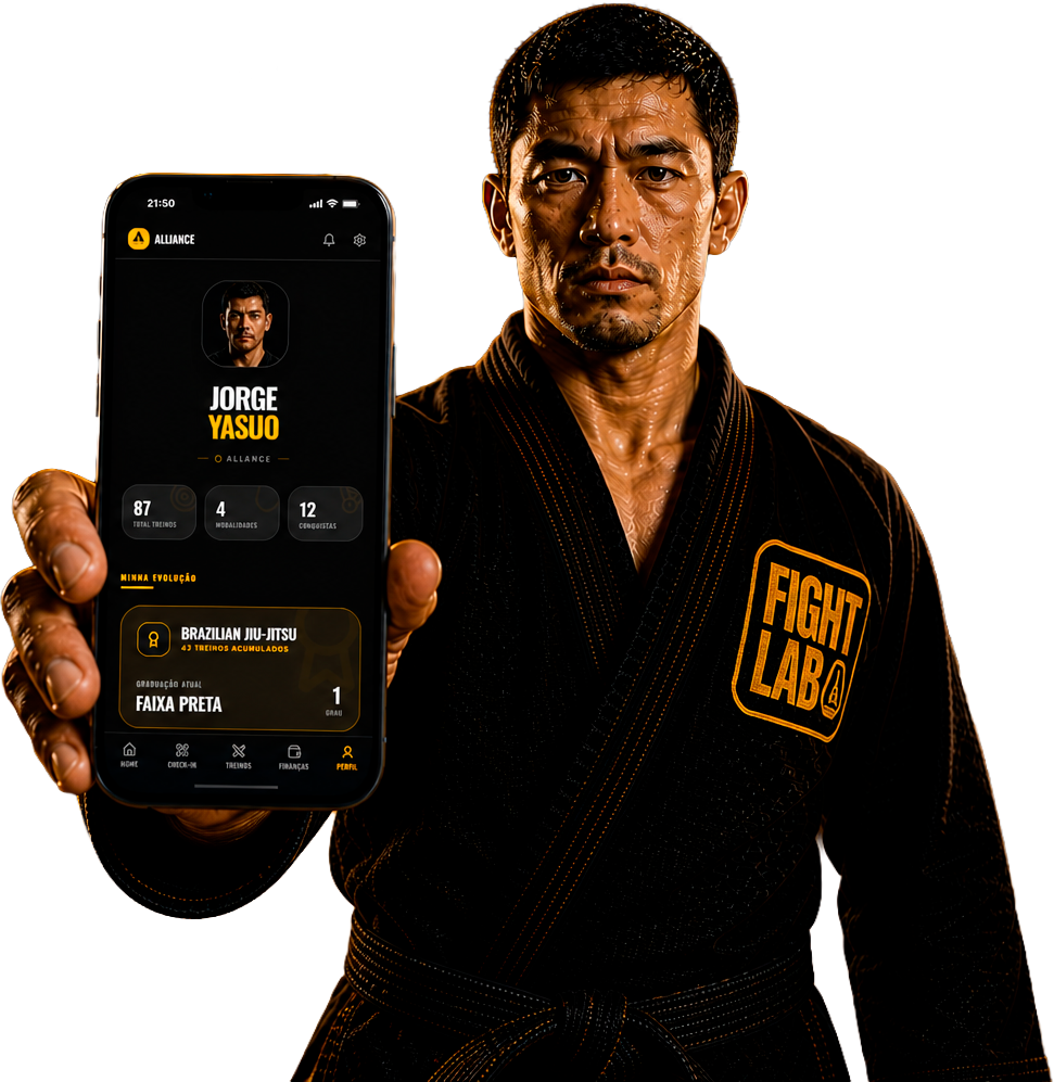 Lutador FightLab Jorge Yasuo